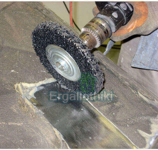 Tactix Disc de șlefuire Μetal 100mm & Îndepărtarea vopselelor Drapanu