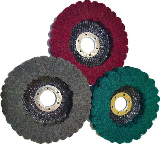 Pexcraft Scotch Fine Disc de șlefuire pentru Inox / Μetal 115mm Set de 1buc