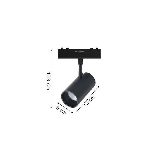 Inlight LED Γραμμικό Φωτιστικό Οροφής 9W Θερμό Λευκό Μ16.9xΒ10xΥ5εκ.