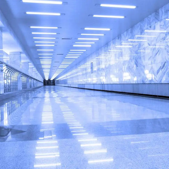 V-TAC LED Commercial Linear Ceiling Lighting 10W Warm White IP20 L30xW7.6xH2.4cm