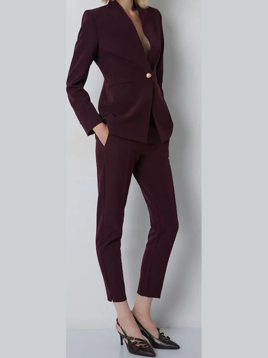 BSB BSB Damen Blazer Burgundisch