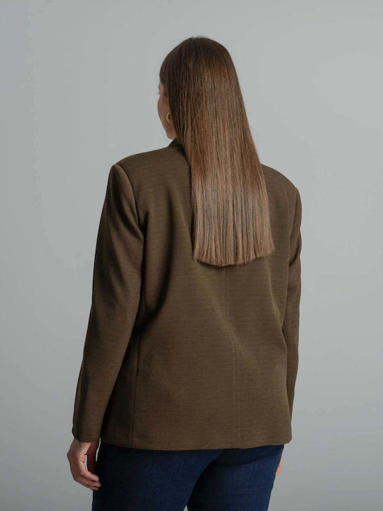 Mat Fashion Дамско Сако Каки 0039.4517.НЕТТО-khaki
