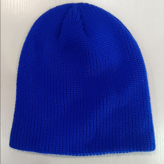 Beanie Unisex Strickmütze in Blau