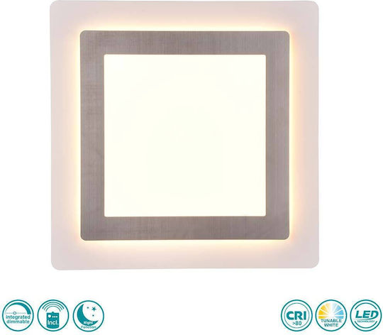 Trio Lighting Platz Draußen LED Panel 46W mit Warmes Weiß Licht 2700K