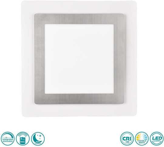 Trio Lighting Platz Draußen LED Panel 46W mit Warmes Weiß Licht 2700K