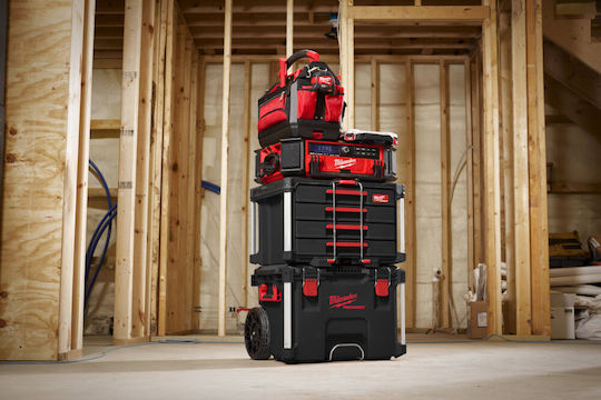 Milwaukee Συρταριέρα Εργαλείων Plastic 4 Slot W36.3xD36.3xH41.4cm Packout