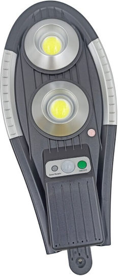 Jortan Ηλιακό Φωτιστικό Δρόμου 100W Ψυχρό Λευκό 6500K με Αισθητήρα Κίνησης, Φωτοκύτταρο και Τηλεχειριστήριο IP66