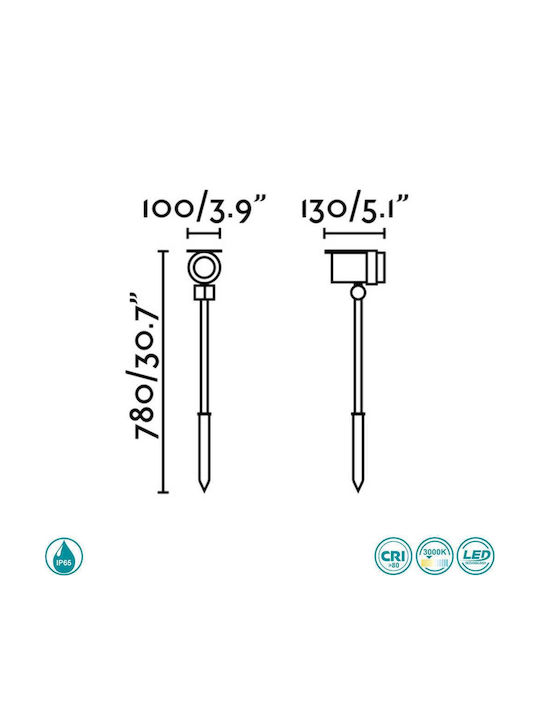 Faro Barcelona LED-Leuchte Eingefasst Foc Warmweiß 70159