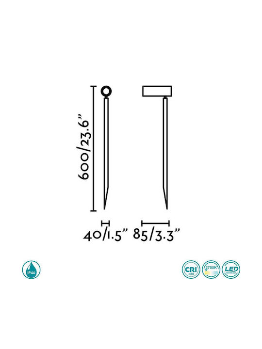 Faro Barcelona LED-Leuchte Gipskopf Seth Warmes Weiß 70226