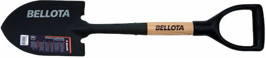 Bellota Извита лопата с Дървена Дръжка 68cm