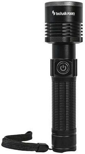 Technik Wiederaufladbarer LED Taschenlampe IPX4 mit Maximaler Helligkeit 1000lm P26v2 10 Stück