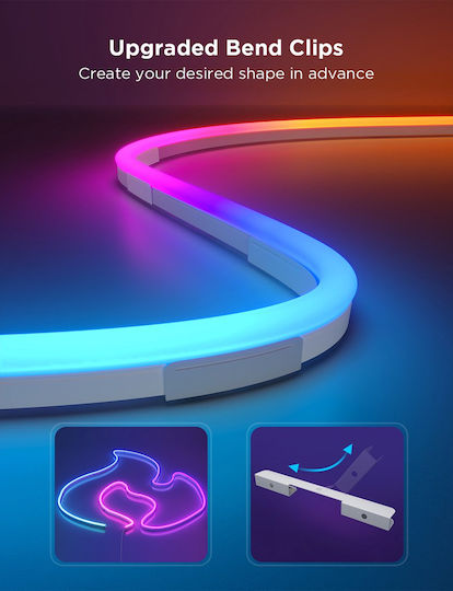 Govee Водоустойчива LED Лента 4м Неон Флекс