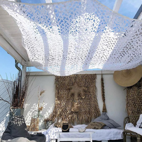 Grasher Δίχτυ Παραλλαγής Λευκό σε Ρολό 2x50m