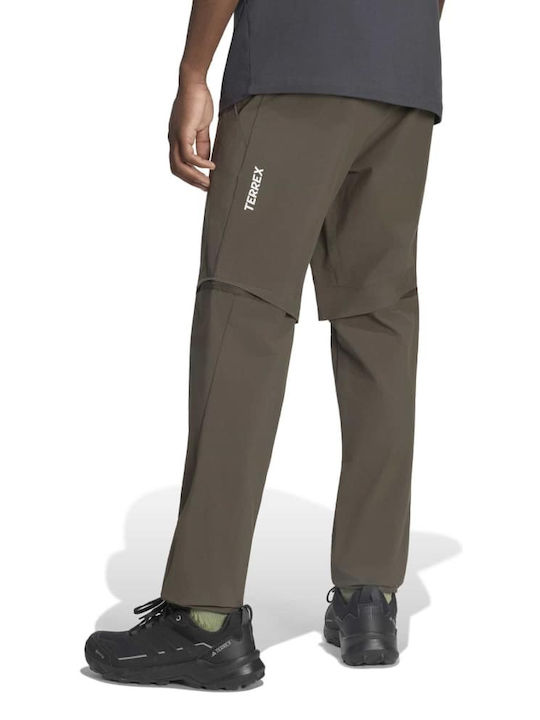 adidas Herren Lang Bergsteigerhose Grün