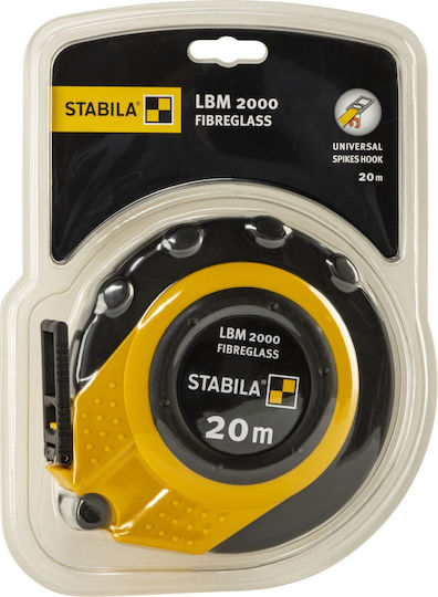 Stabila Maßband mit automatischem Rücklauf 20m