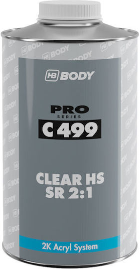 HB Body C499 Clear HS SR 2:1 Farblos Glanz 1Es