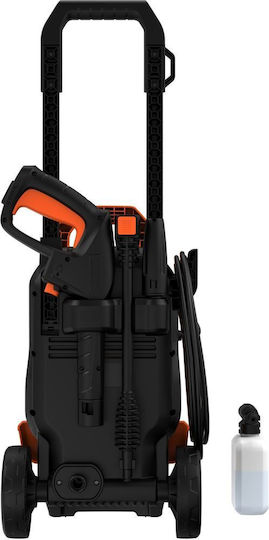 Black & Decker DECKER Hochdruckreiniger Strom 1700W mit Druck 125bar und Metallpumpe