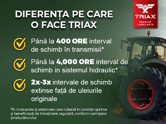 Хидравлично Масло За Земеделие Triax Agra Stou Super Tractor 10w-30 18.9 L