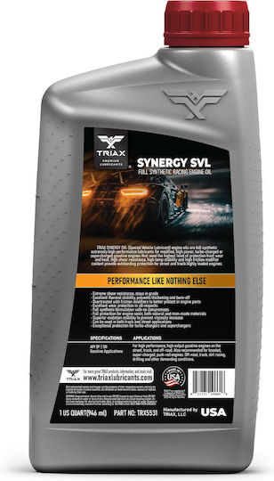 Triax Ulei de Motor Racing Synergy SVL 10W-60 Full Sintetic 946 Ml