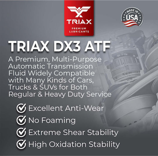 Triax Ulei De Transmisie Auto Pentru Cutie De Viteze Automată Și Direcție Hidraulică 0.946lt