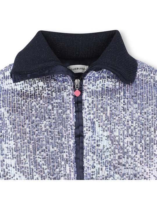Kids Casual Short Silver Jacket