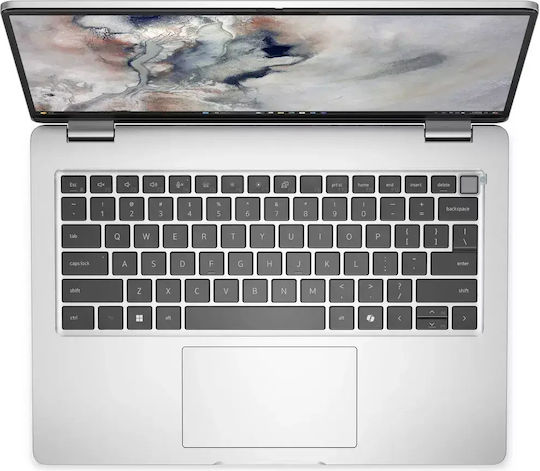Dell Pro 14 PC14250 14" IPS FHD+ (Ultra 7-255U/16GB/250GB SSD/W11 Pro) Платинено сребрист (US Keyboard)