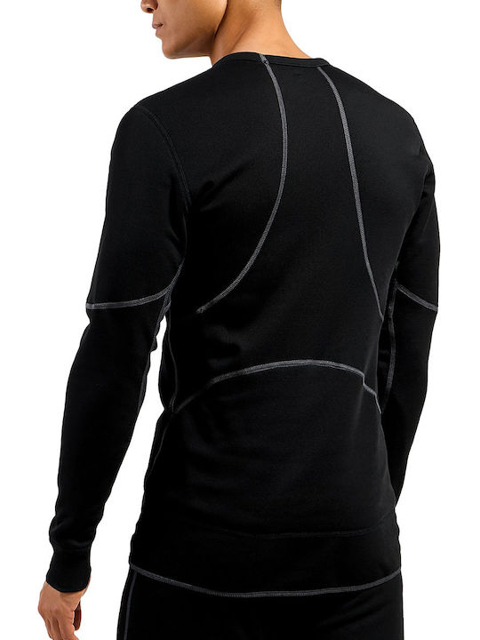 Odlo Active Active Herren Thermounterwäsche Langärmliges Hemd Komprimierung Schwarze