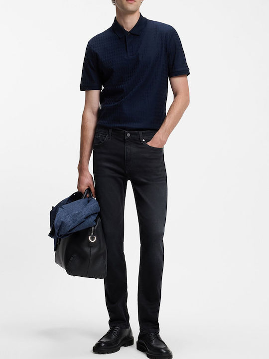 Men's Elastic Slim Fit Blue Jeans Pants