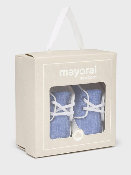 Mayoral Βρεφικά Sneakers Αγκαλιάς Μπλε