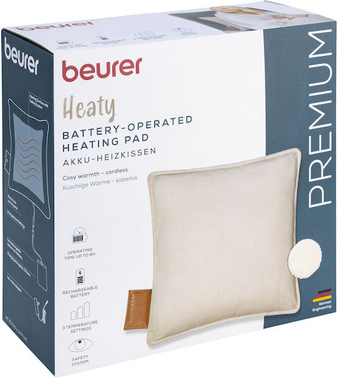 Beurer Electric Heating Pad Pillow Beige 45x45cm