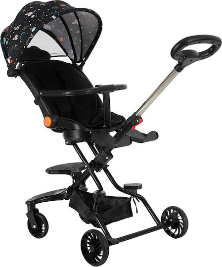 KD-2012 Cărucior Reglabil pentru Copii Potrivit de la 6+ Luni Multicolor