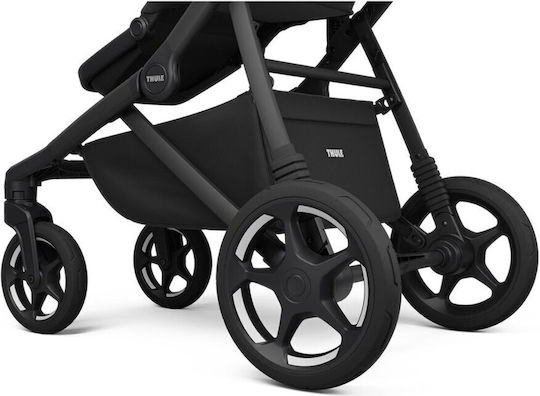 Thule Sleek 2 Reglabil Cărucior 2 în 1 Potrivit pentru Nou-născuți Negru