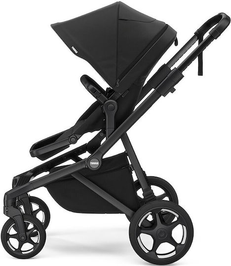 Thule Sleek 2 Reglabil Cărucior 2 în 1 Potrivit pentru Nou-născuți Negru