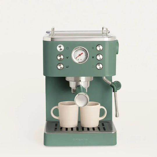 Create Thera Classic Mașină Espresso 1350W Presiune 20bar Verde