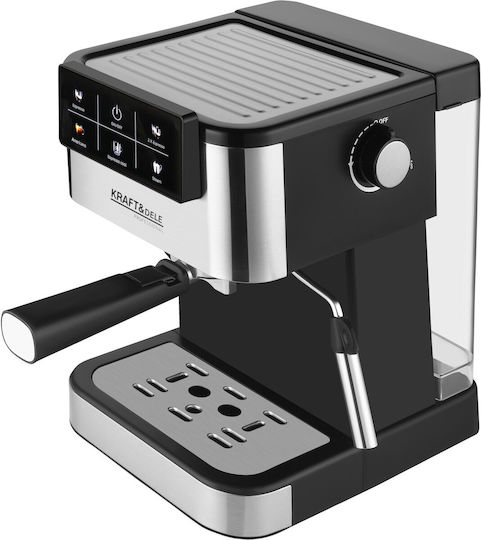 Kraft & Dele Espressor 1500W Presiune 20bar Negru KD4291