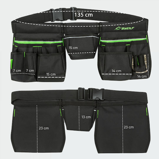 B-wolf Werkzeugtasche Für Taille Hank 008379
