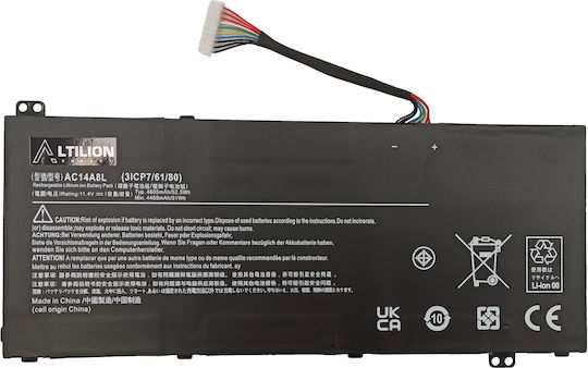 Μπαταρία Altilion Energy Ac14a8l Ac15b7l Συμβατή Acer