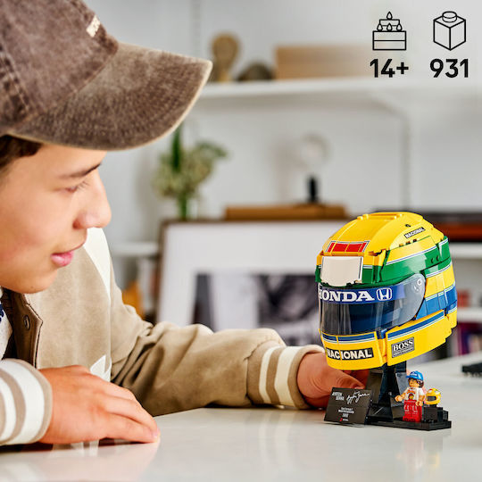 LEGO Ediții Formula 1 Casca Ayrton Senna pentru 14+ Ani 931 buc