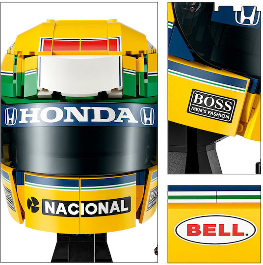 LEGO Ediții Formula 1 Casca Ayrton Senna pentru 14+ Ani 931 buc