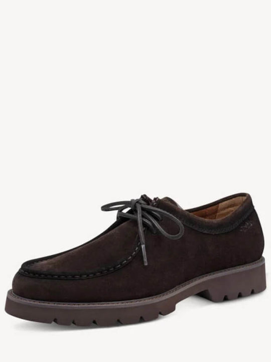 Suede Men's Casual Shoes Brown