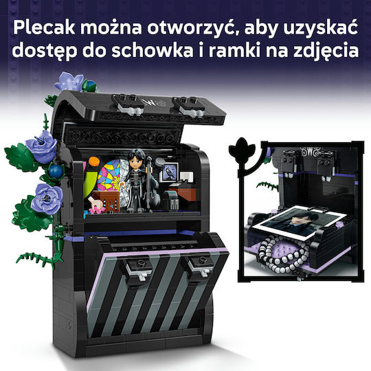LEGO Rucsac Wednesday Wednesday pentru 9+ Ani 401 buc