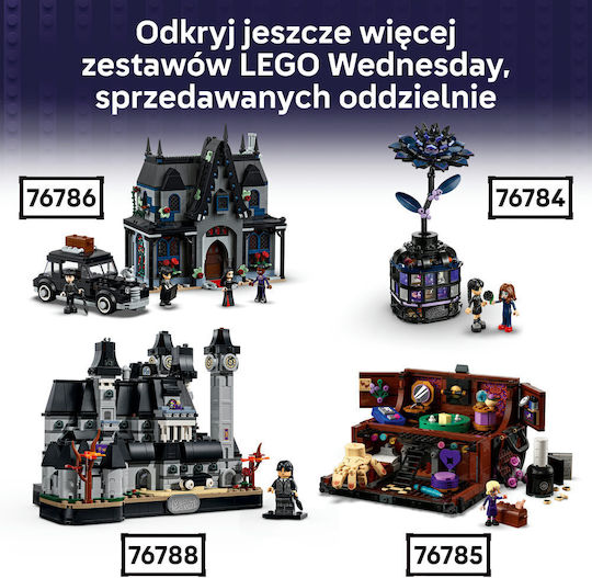 LEGO Rucsac Wednesday Wednesday pentru 9+ Ani 401 buc