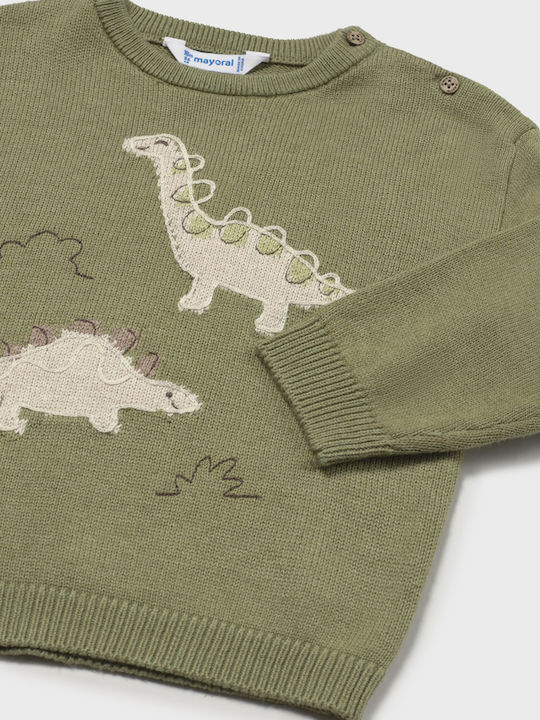Kids Long-Sleeved Sweater Green