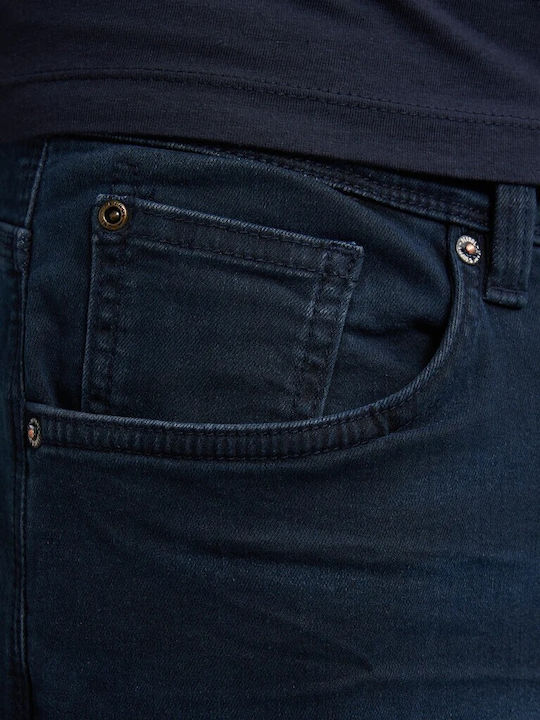 Russel Men's Jeans Pants Elastic Regular Tapered Fit Blue