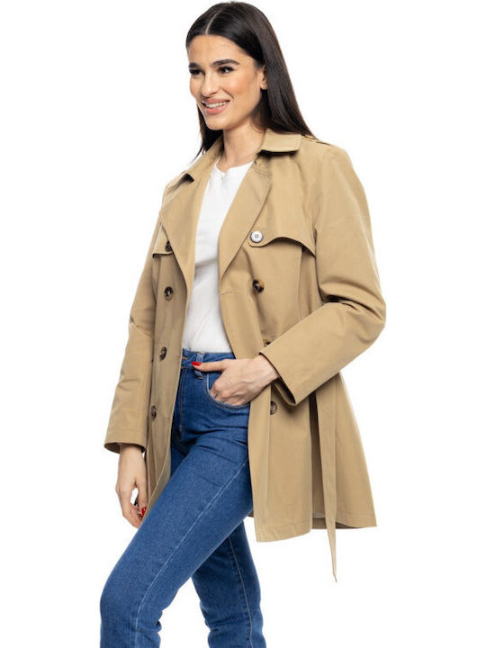 Γυναικεία Καμπαρντίνα Dk Beige