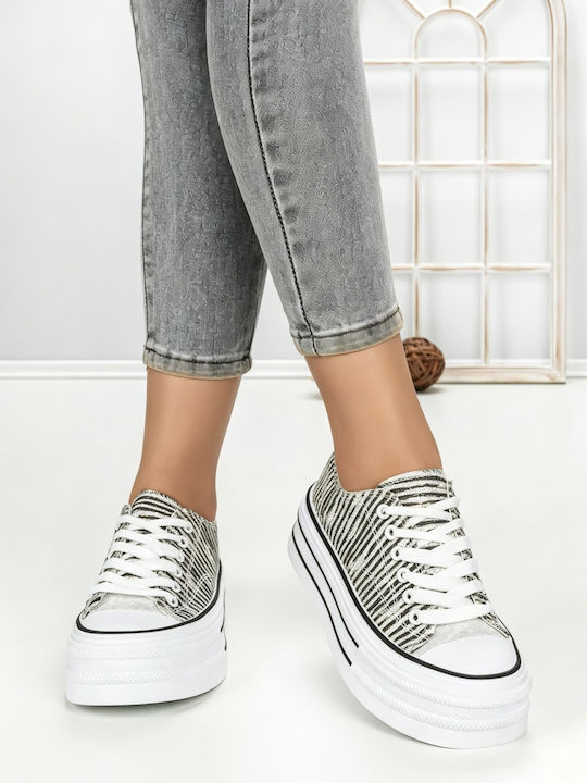 Adidași Flatforms Pentru Femei Negri