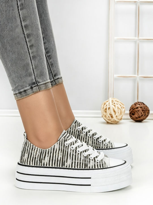 Adidași Flatforms Pentru Femei Negri