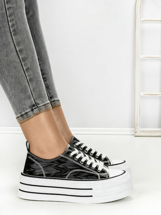 Adidași Flatforms Pentru Femei Negri