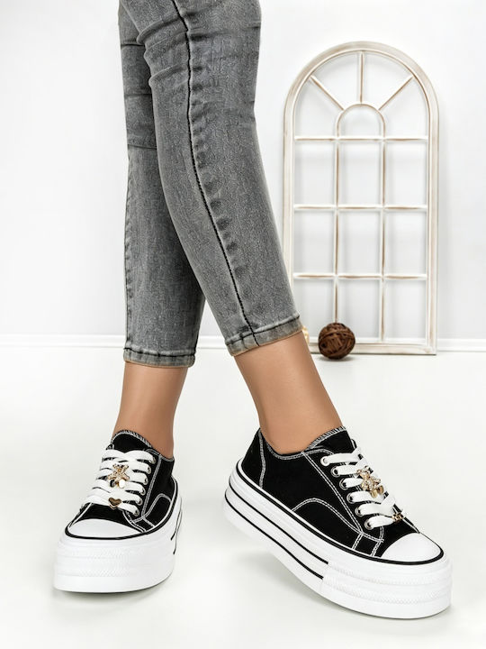 Adidași Flatforms Pentru Femei Negri