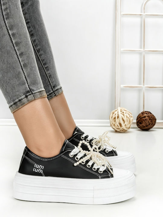 Adidași Flatforms Pentru Femei Negri